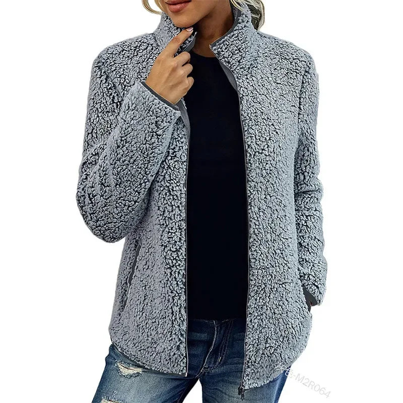 Zahra - Fleece Zip-Up Jacket