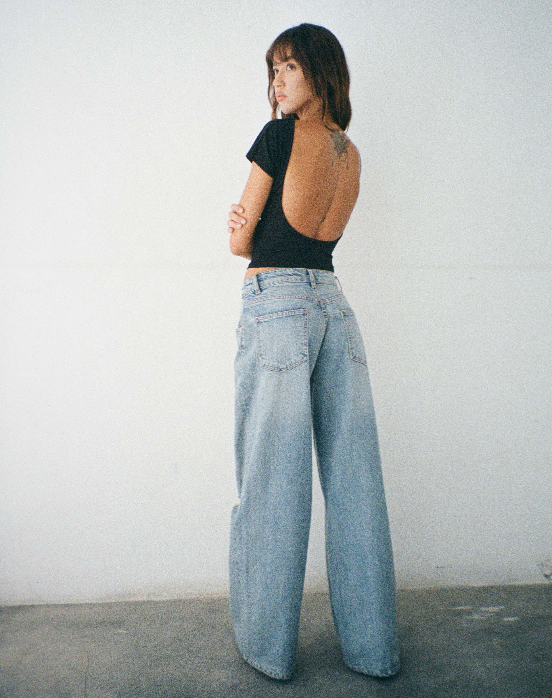 Skye - Black Crop Top