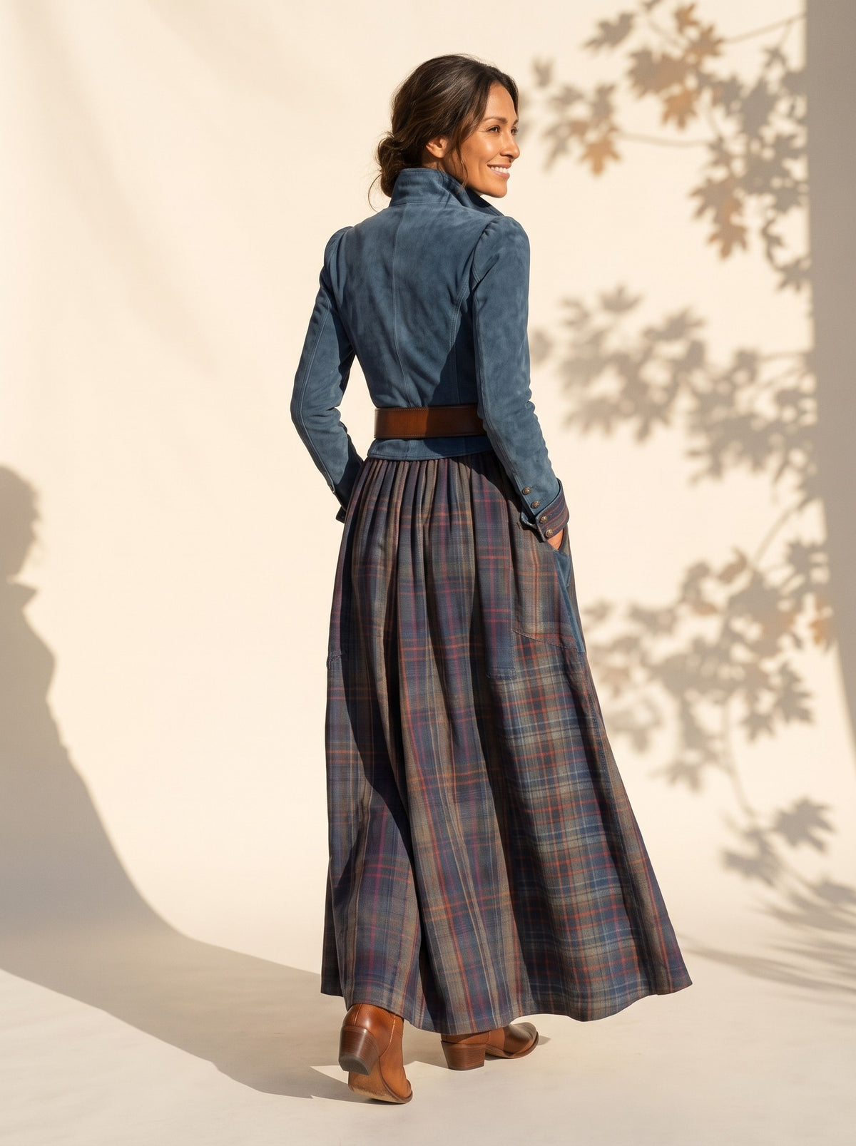 Agatha Maxi Dress back view