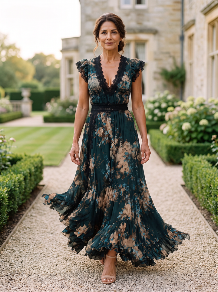 Anneliese Maxi Dress — garden