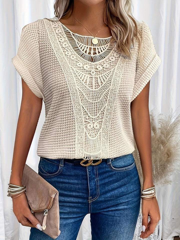 Lexi Intricate Lace-Detail Top