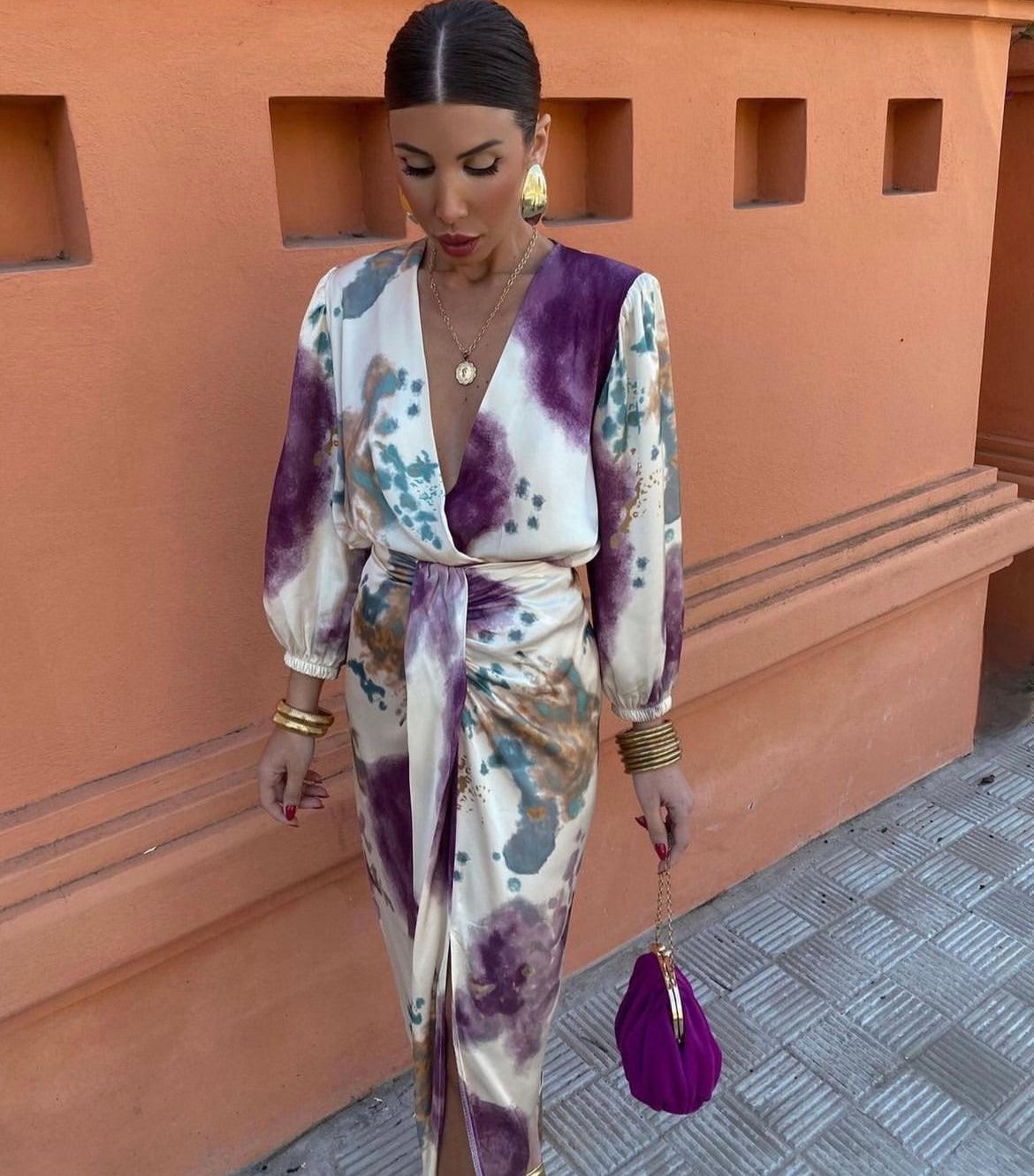 Elowen - Wrap Midi Dress