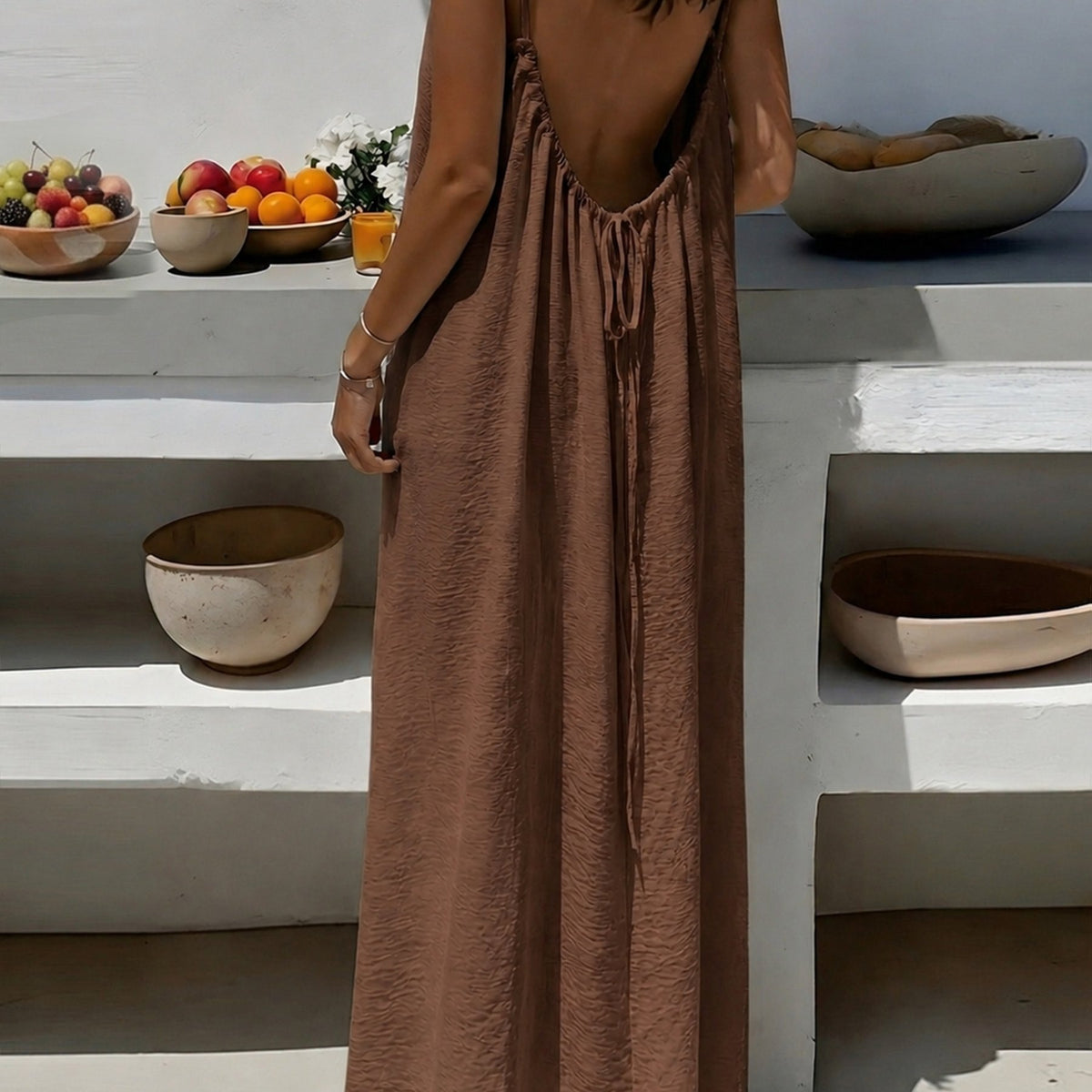Rosalie - Backless Maxi Dress