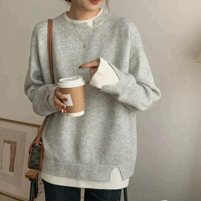 Lyla Cozy Layered Sleeve Sweater