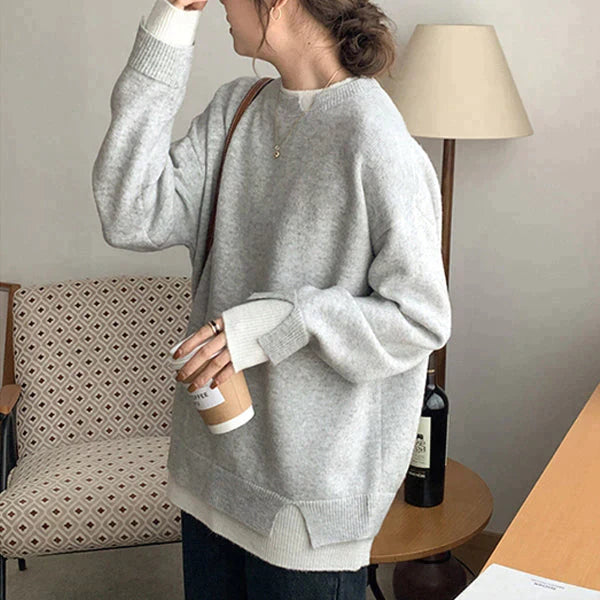Lyla Cozy Layered Sleeve Sweater