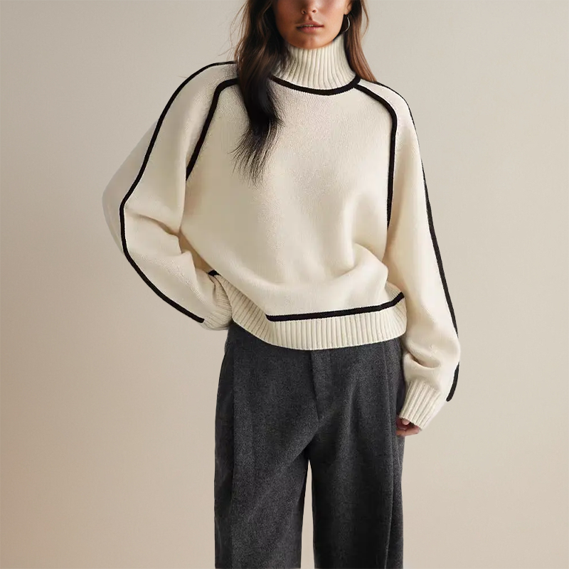 Zinnia - Knit Turtleneck Sweater for Effortless Fall Style