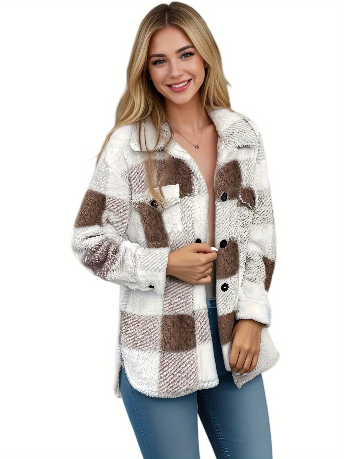 Elena - Fleece Oversized Jacket