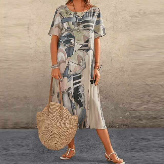 Elizabeth - Elegant Floral Dress