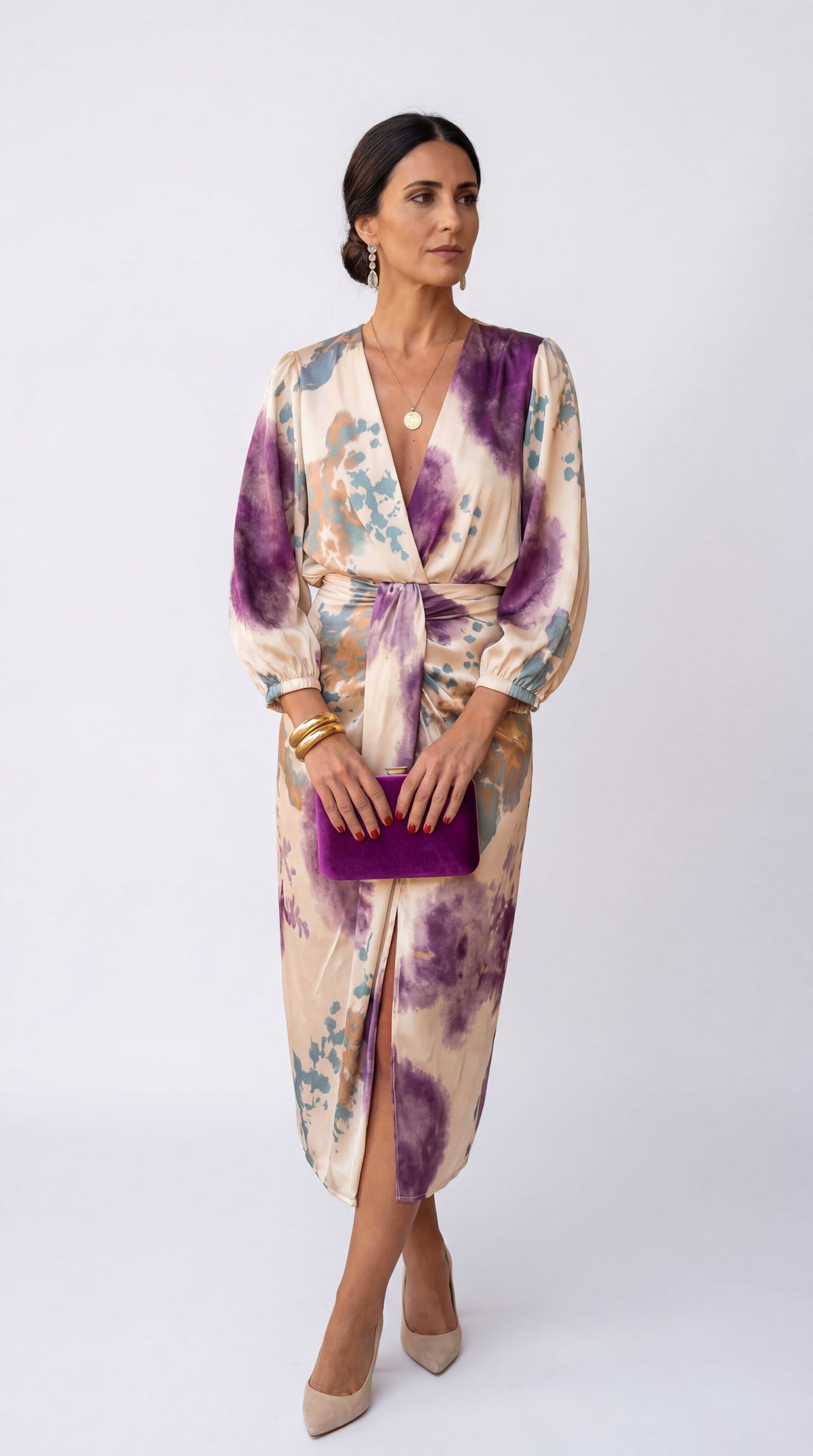 Elowen - Wrap Midi Dress