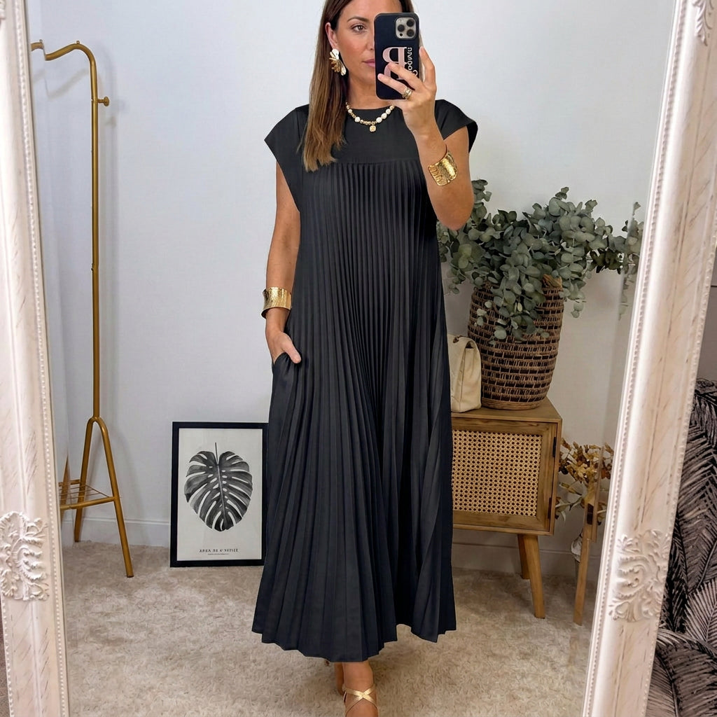 Celestine - Pleated Maxi Dress