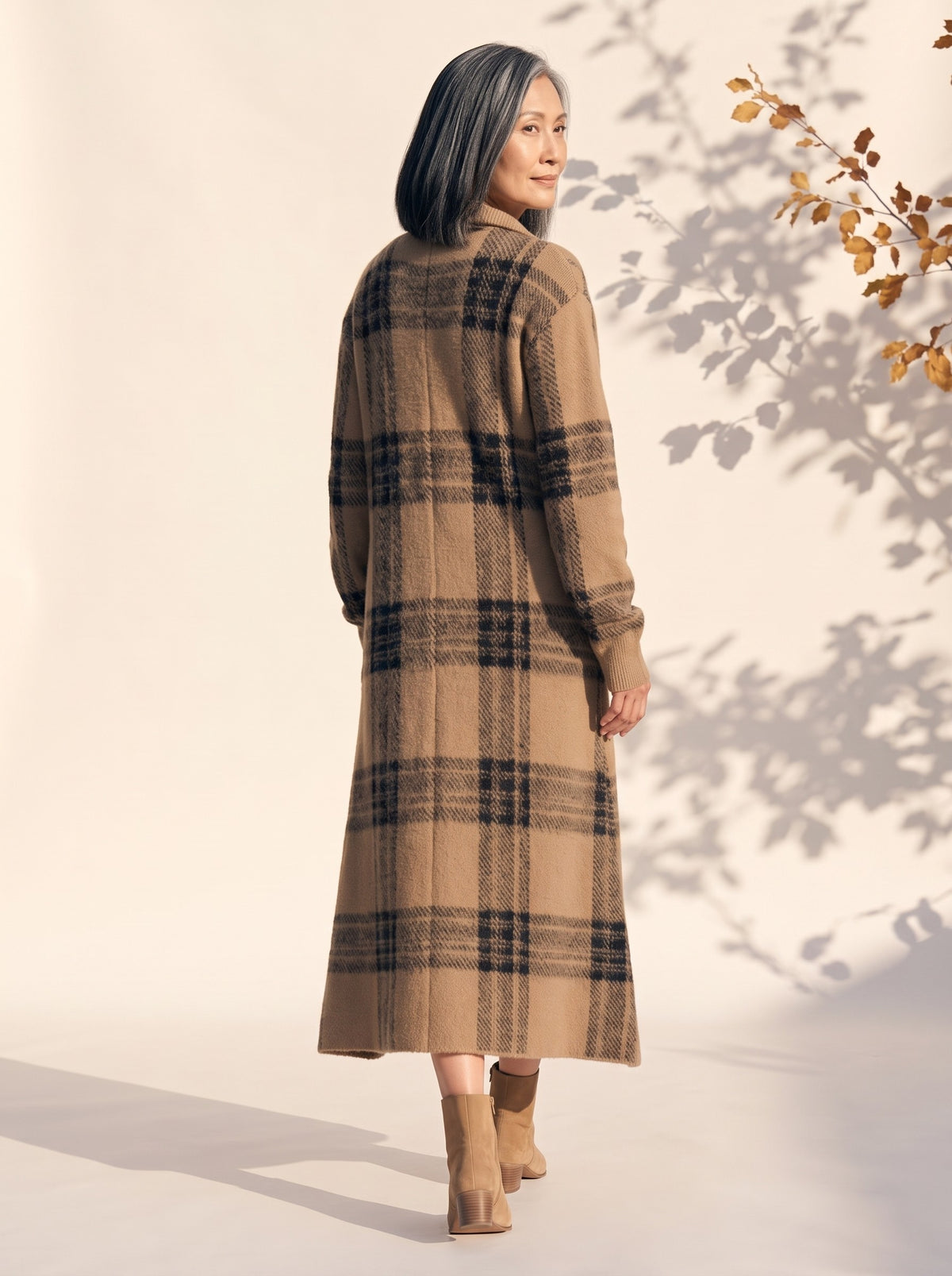 Georgette Midi Dress back view