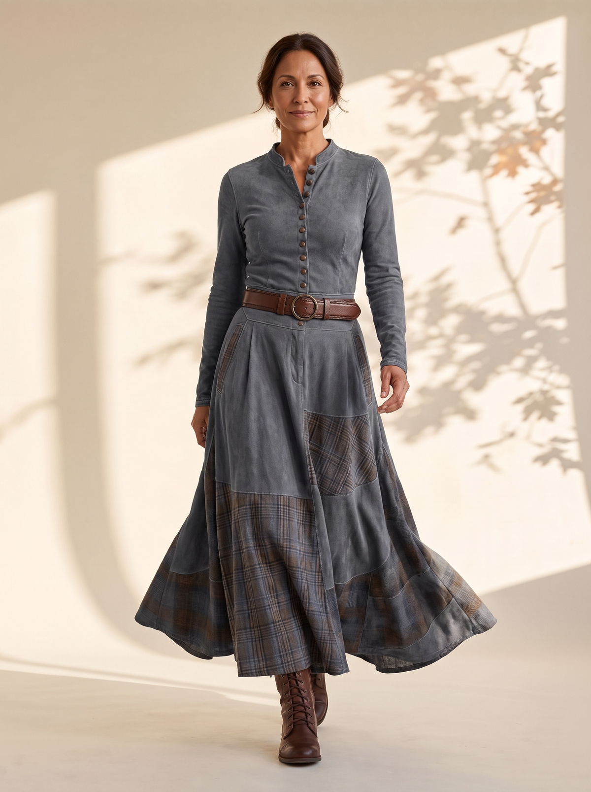 Romilly Maxi Dress in Gray