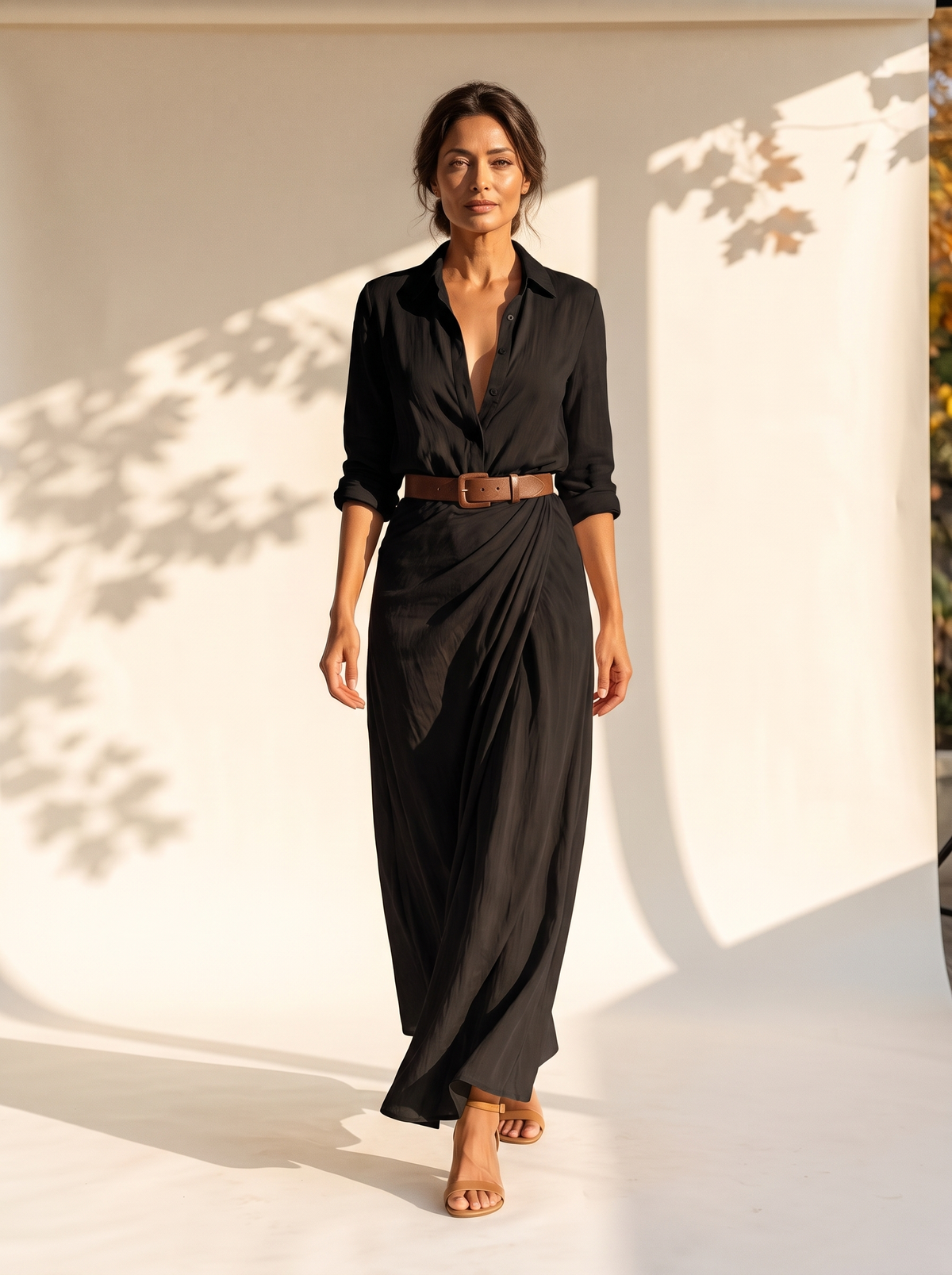 Philomena Maxi Dress in Black