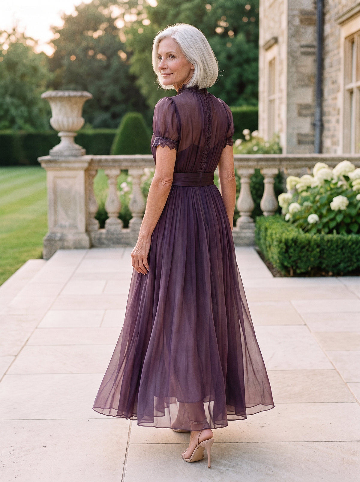 Clarissa Maxi Dress back view