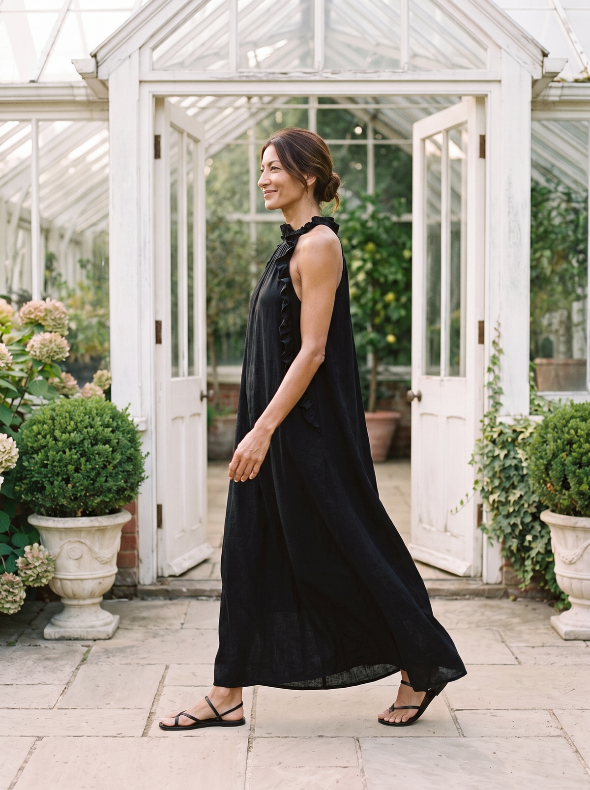 Hortense Maxi Dress side view