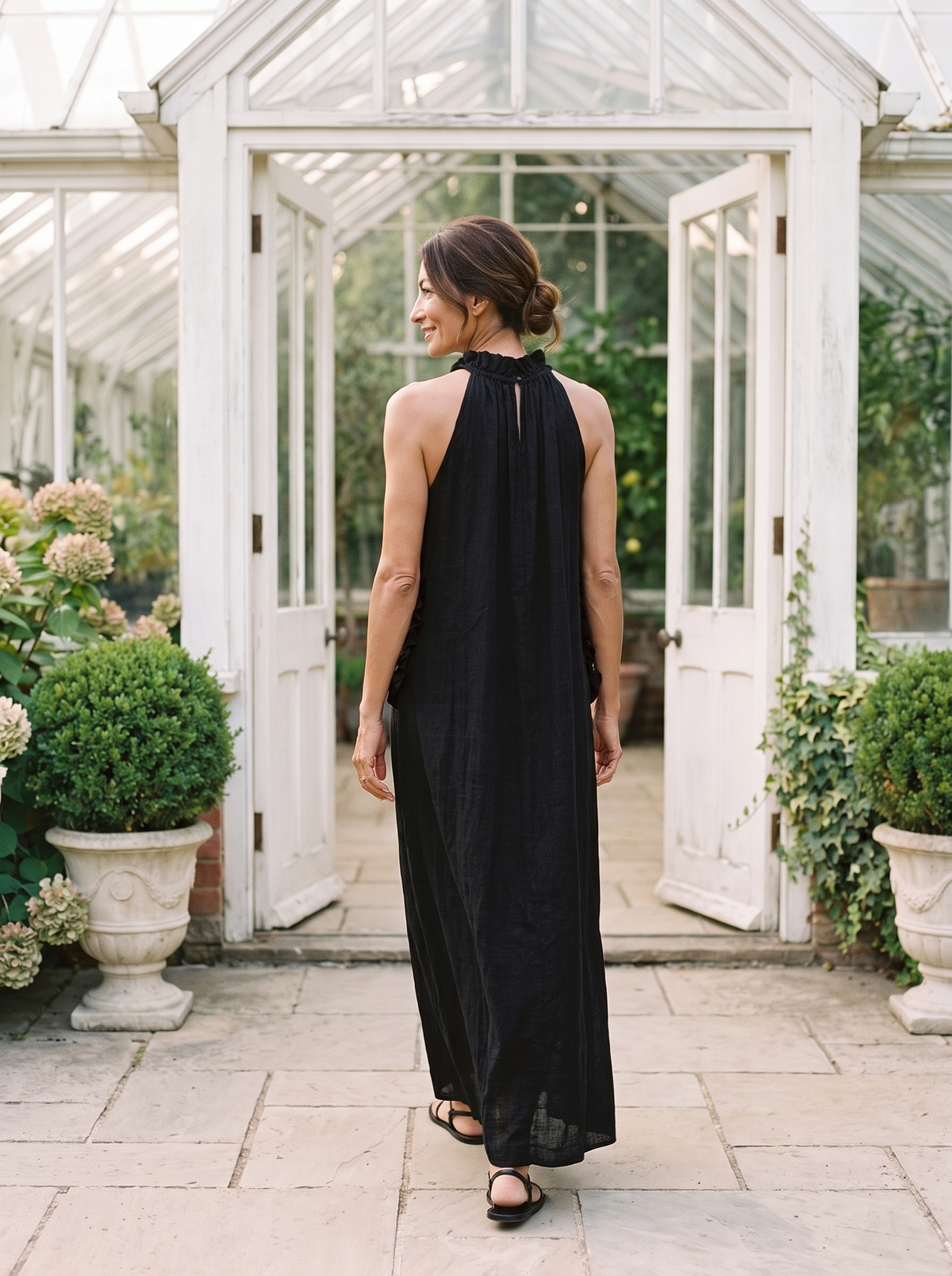 Hortense Maxi Dress back view