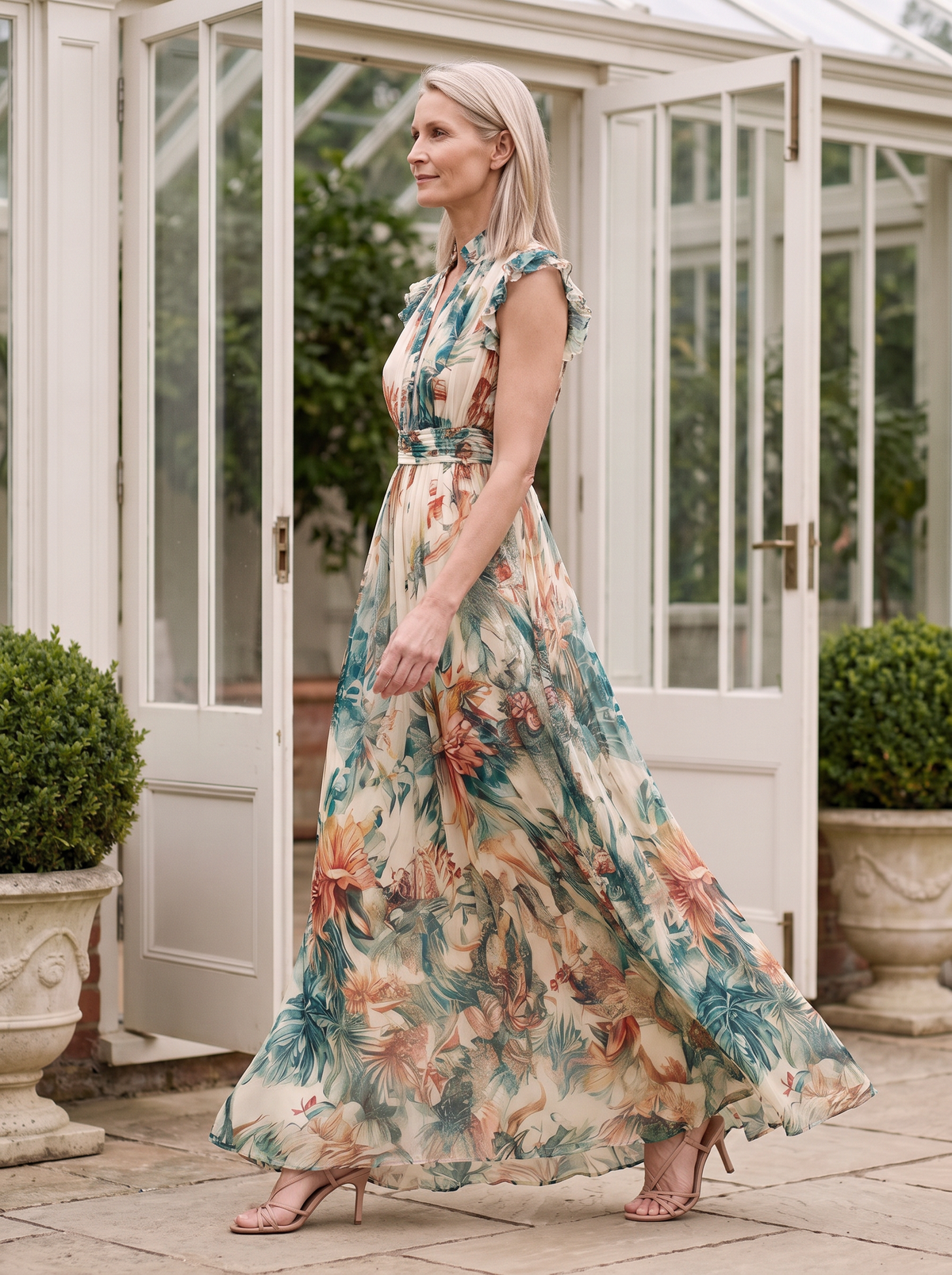 Heloise Maxi Dress side view