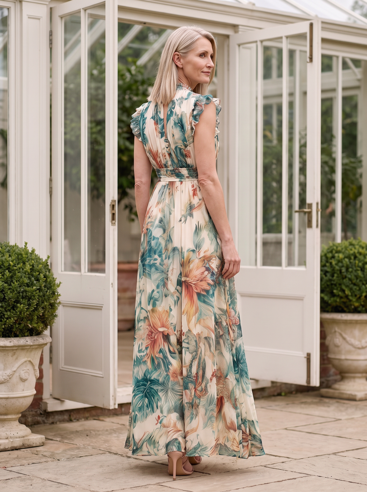 Heloise Maxi Dress back view