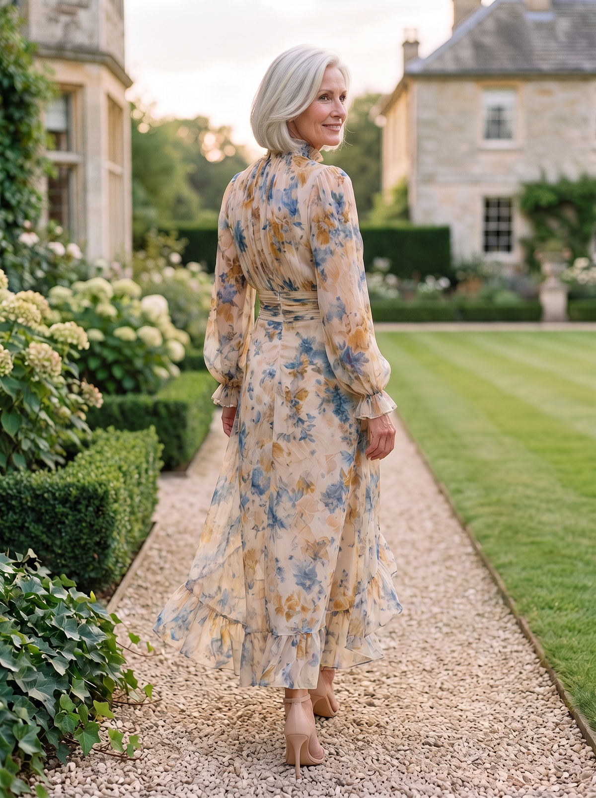 Aurore Maxi Dress back view