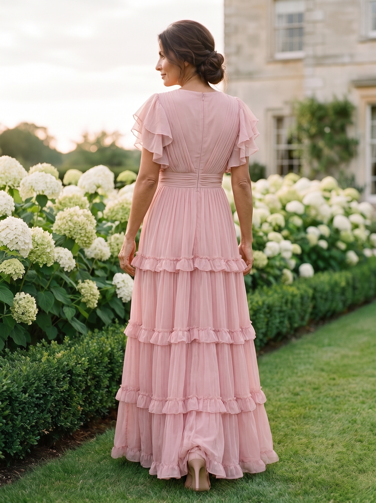 Valentine Maxi Dress back view