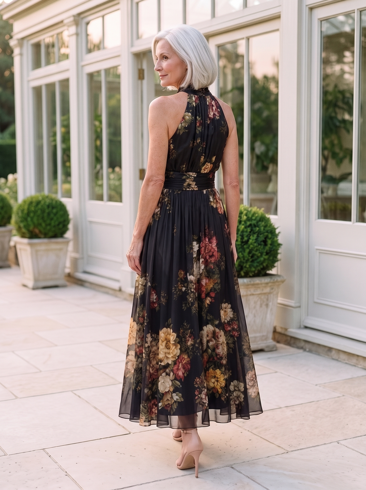 Viviana Maxi Dress back view