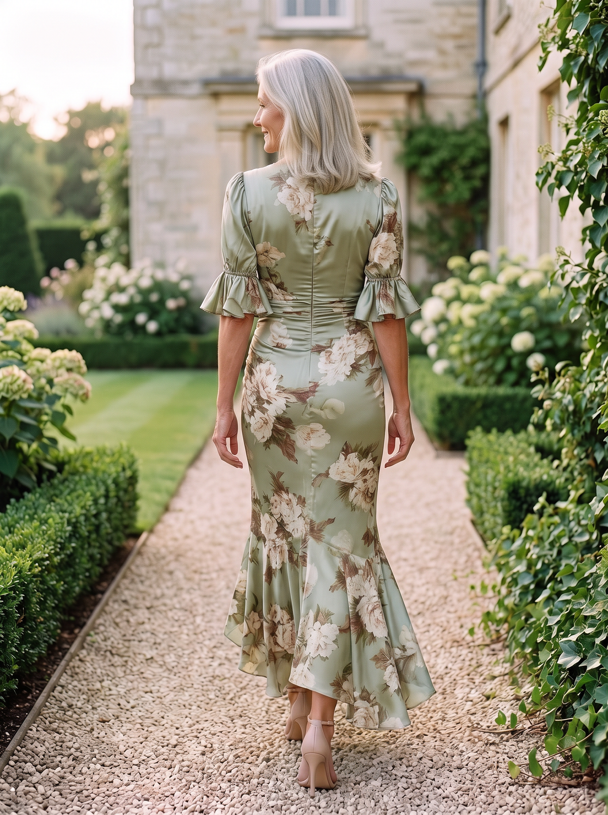 Laurette Maxi Dress back view
