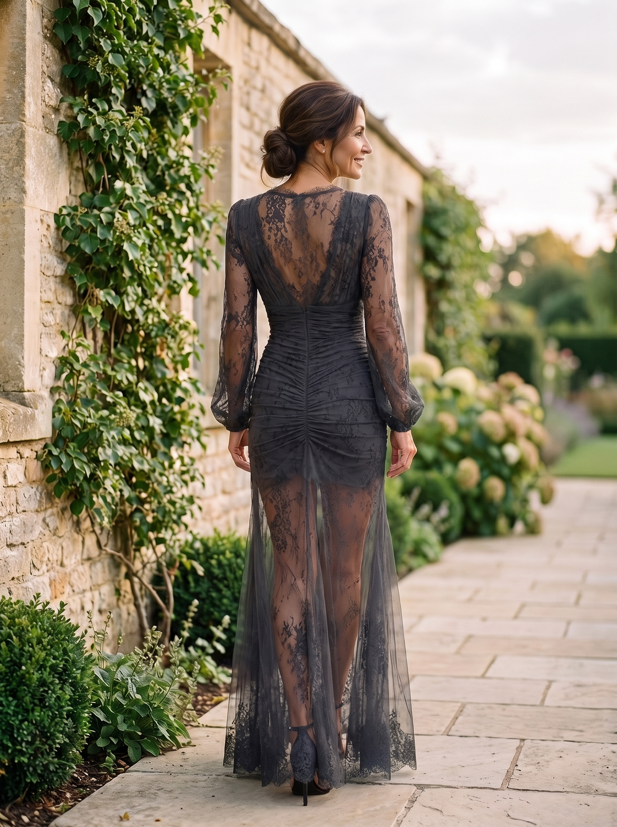 Claudine Maxi Dress back view
