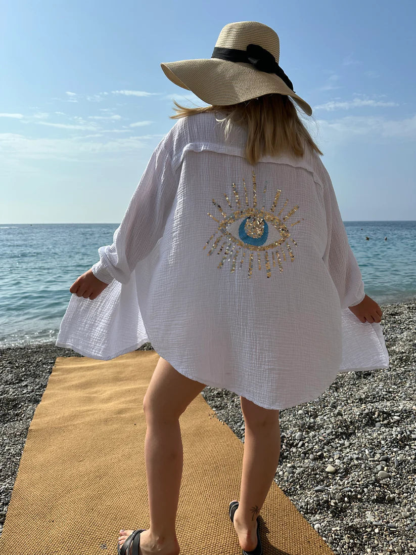 Elody - Oversized Shirt (Plus Size Available)
