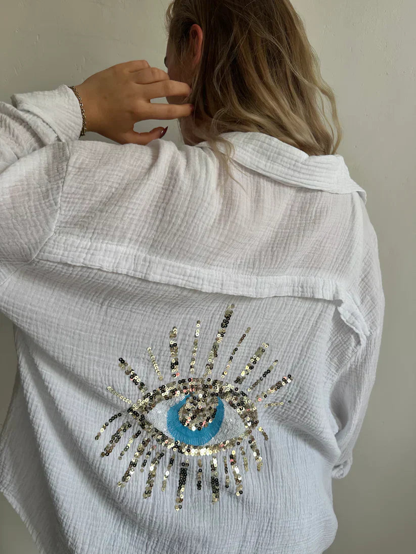Elody - Oversized Shirt (Plus Size Available)