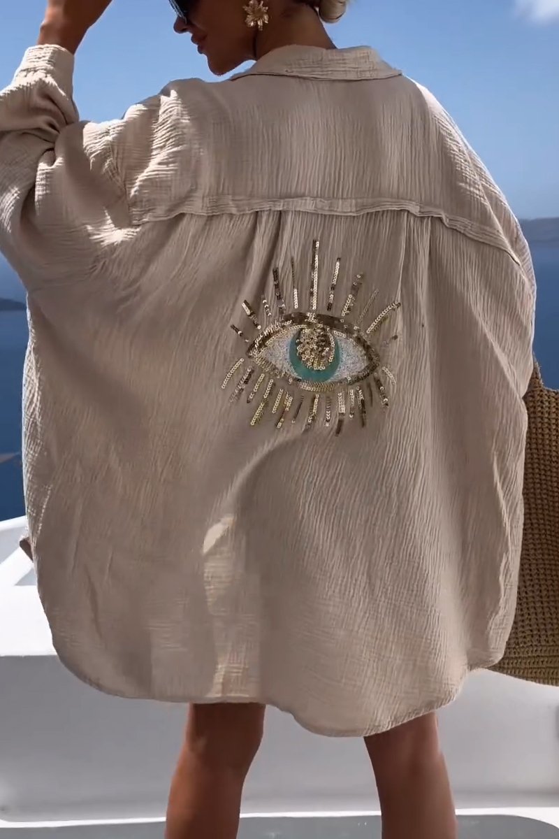 Elody - Oversized Shirt (Plus Size Available)