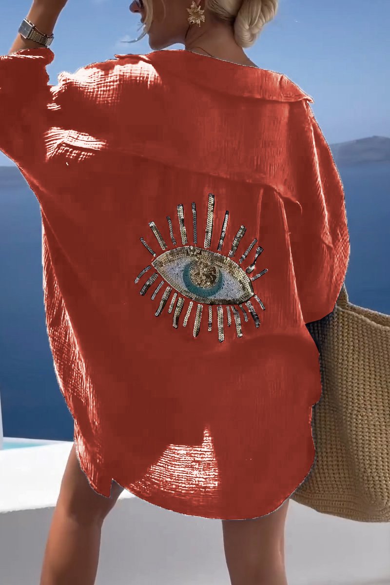 Elody - Oversized Shirt (Plus Size Available)