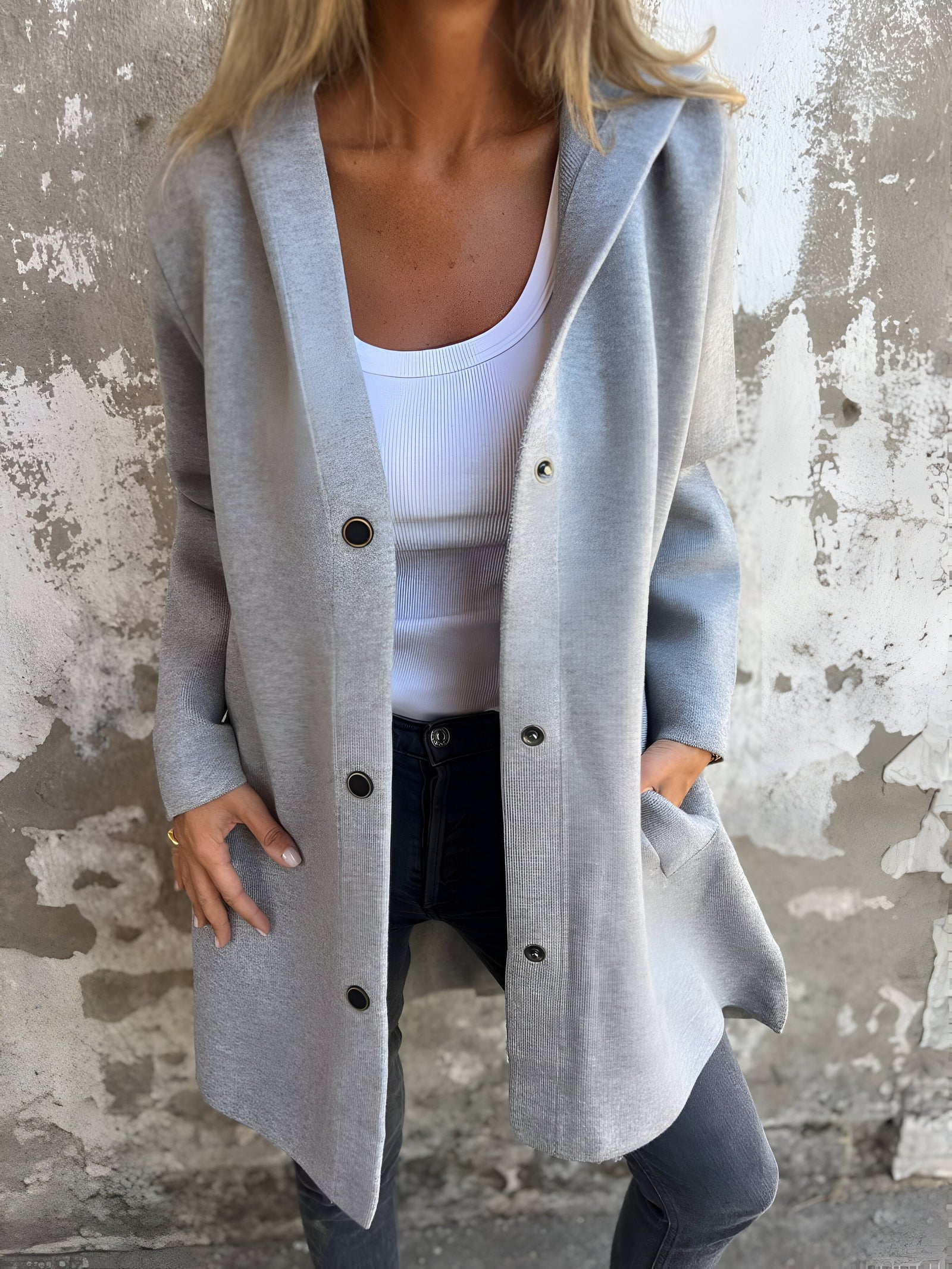Aria - Casual Hooded Jacket