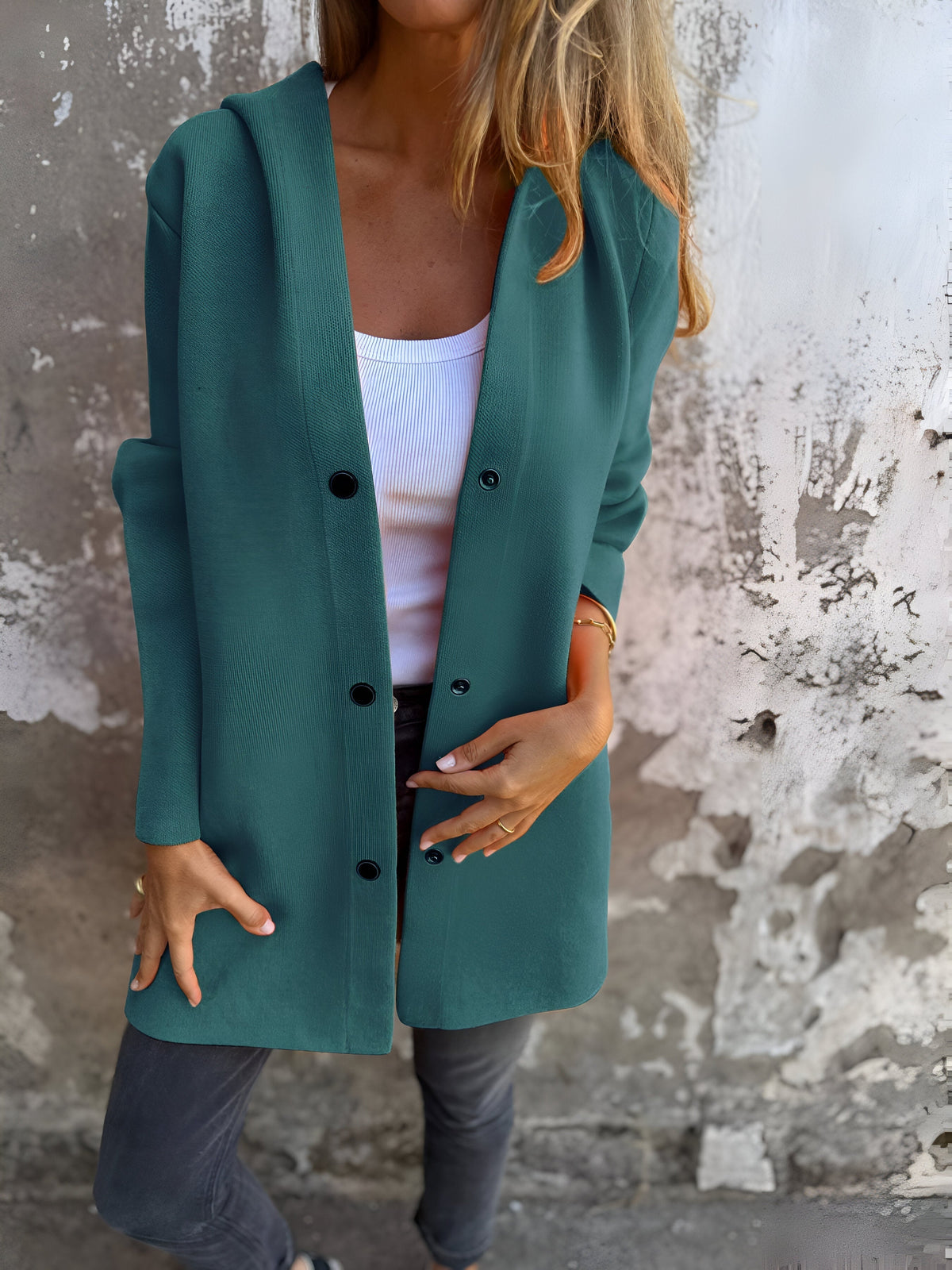 Aria - Casual Hooded Jacket