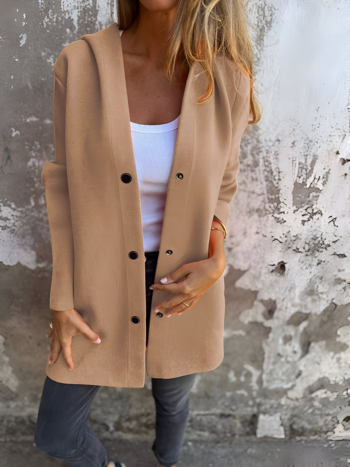 Aria - Casual Hooded Jacket