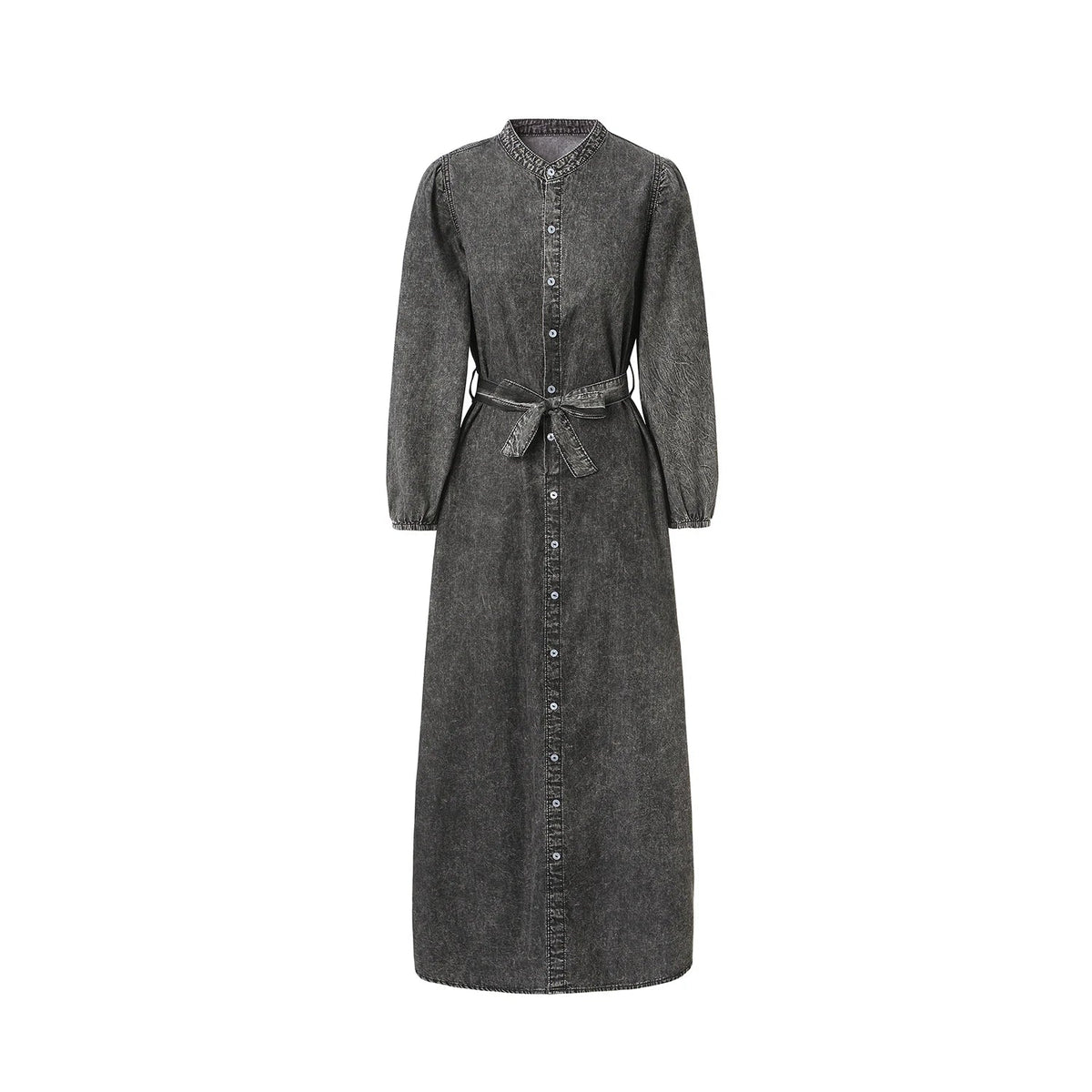 Phyllis Maxi Dress in Black, flat lay