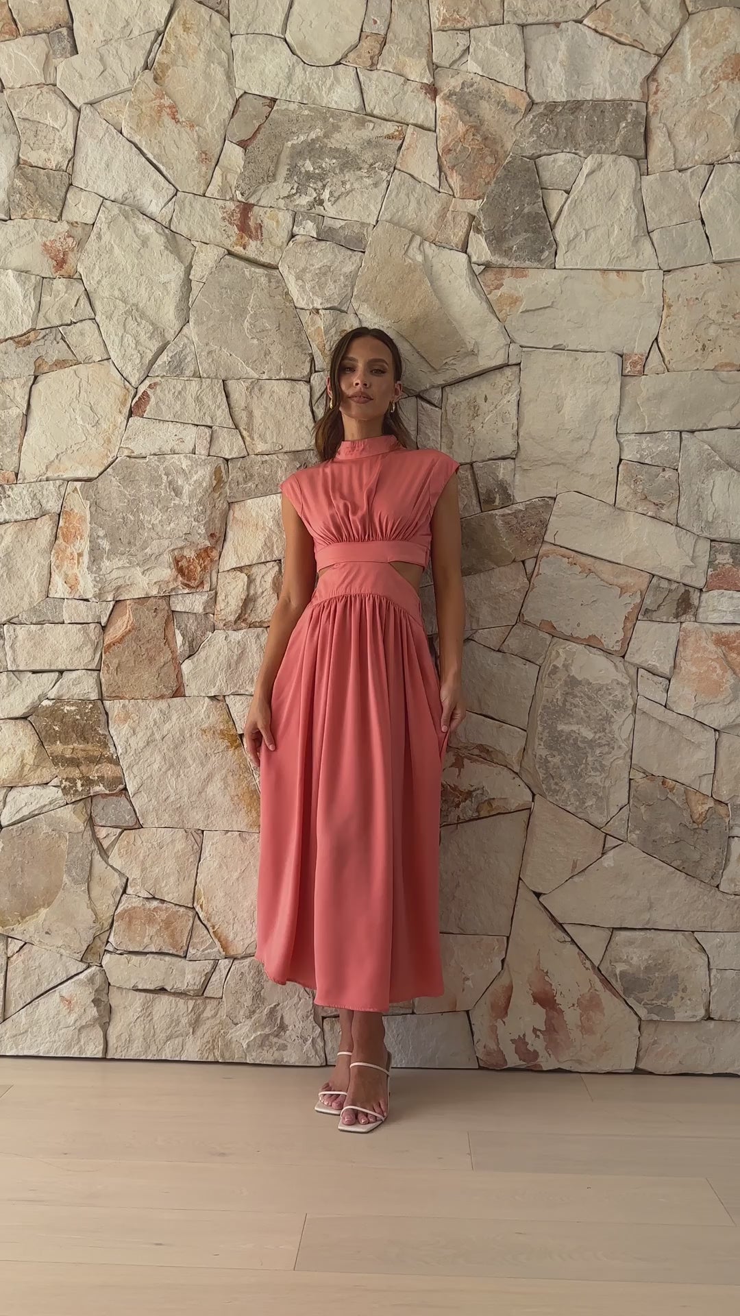 Cindie Midi Dress - Desert