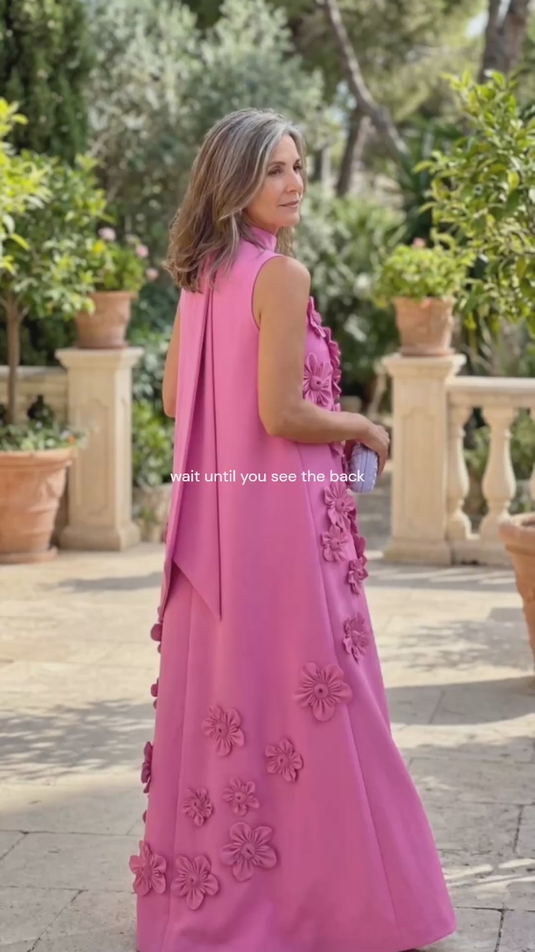 Adeline - 3D Floral Maxi Dress