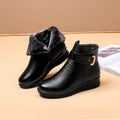 Black and Black Plush Lined