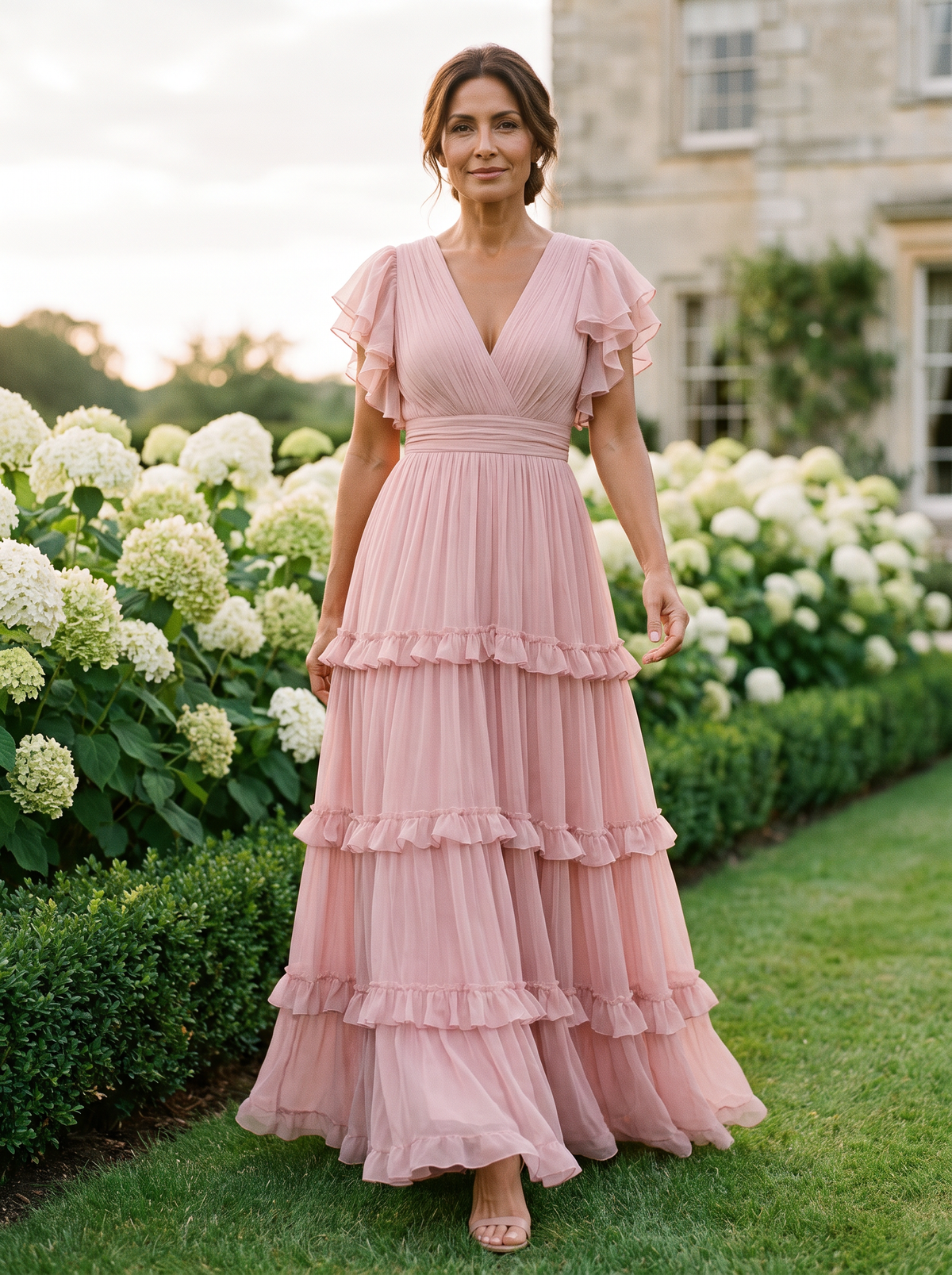 Valentine Maxi Dress — garden