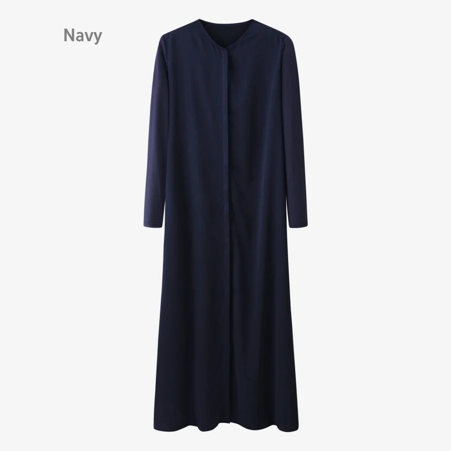 Ursula Maxi Dress in Navy, flat lay