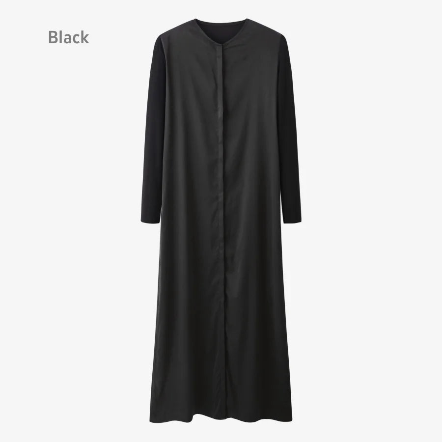 Ursula Maxi Dress in Black, flat lay
