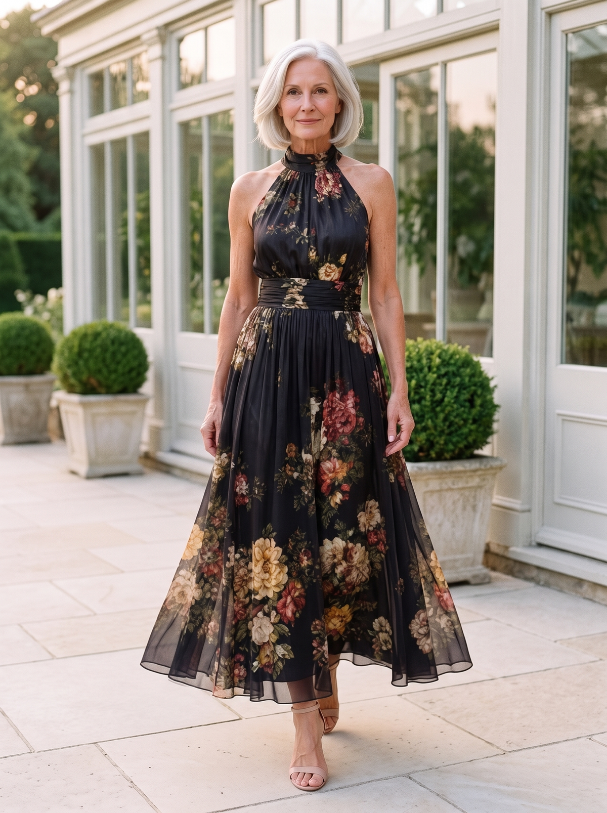Viviana Maxi Dress — garden
