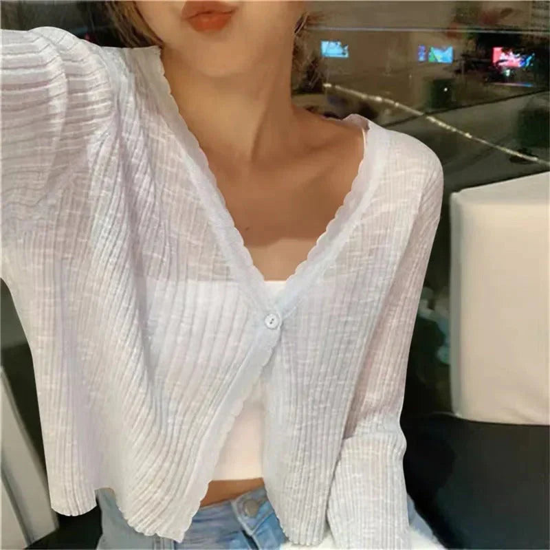 Hannnah -Lightweight Summer Knit Cardigan