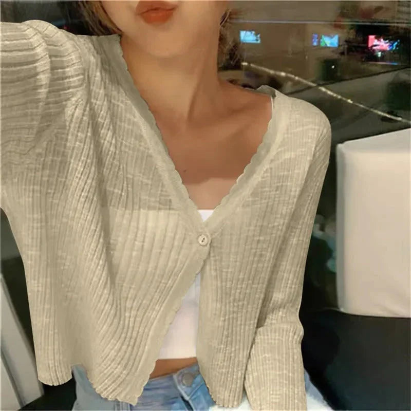 Hannnah -Lightweight Summer Knit Cardigan