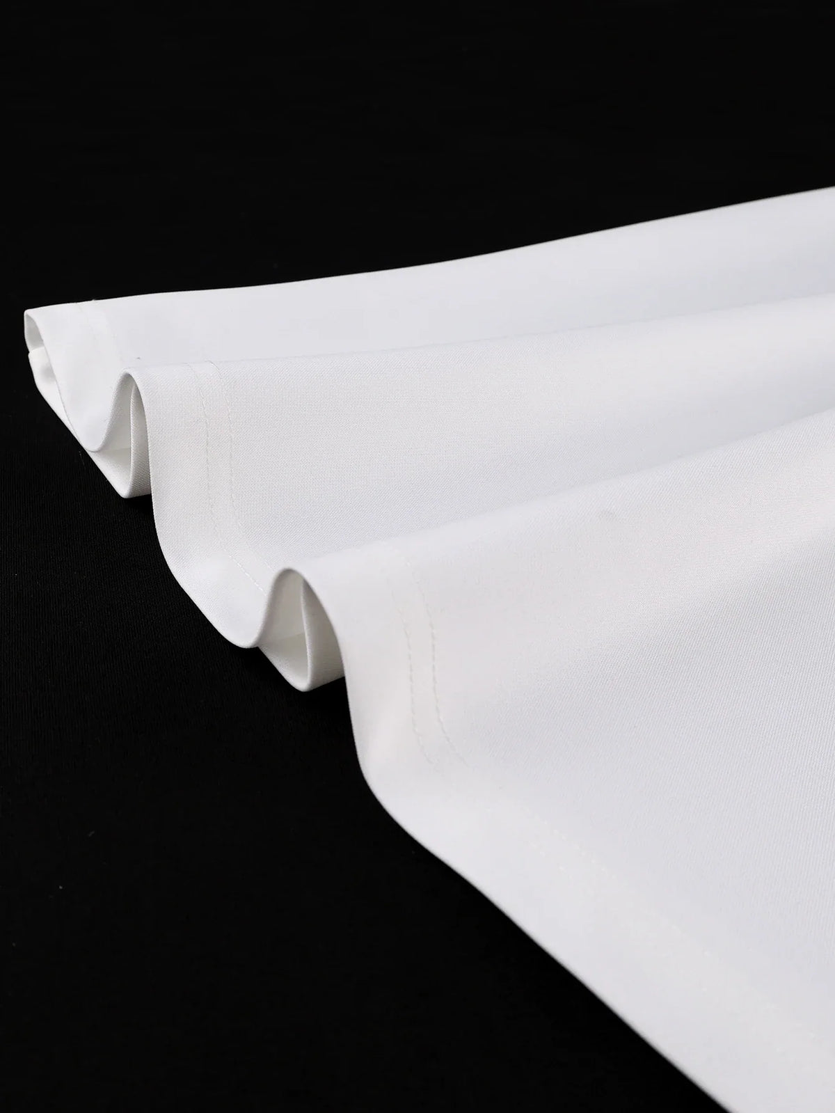 Yolanda Midi Dress in White, hem detail